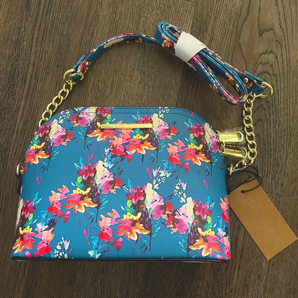 NWT Steve Madden Floral Crossbody